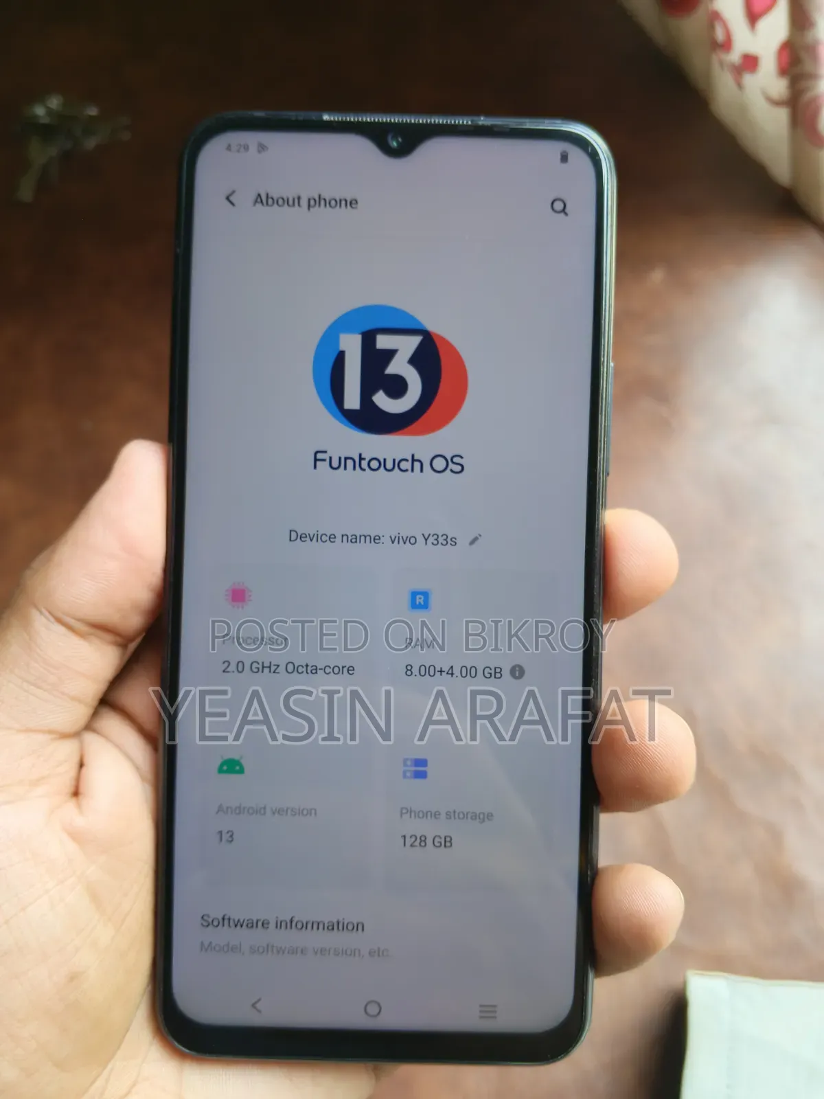 Vivo Y33s 128 GB Black