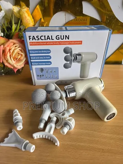 Rechargeable Mini Massage Gun – 10-in-1 Muscle Relaxer