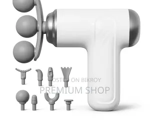 Rechargeable Mini Massage Gun – 10-in-1 Muscle Relaxer
