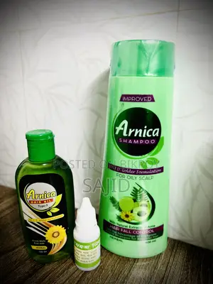 Arnica Shampoo 400ml & Arnica Hair Oil 100ml by JD Golder Formula