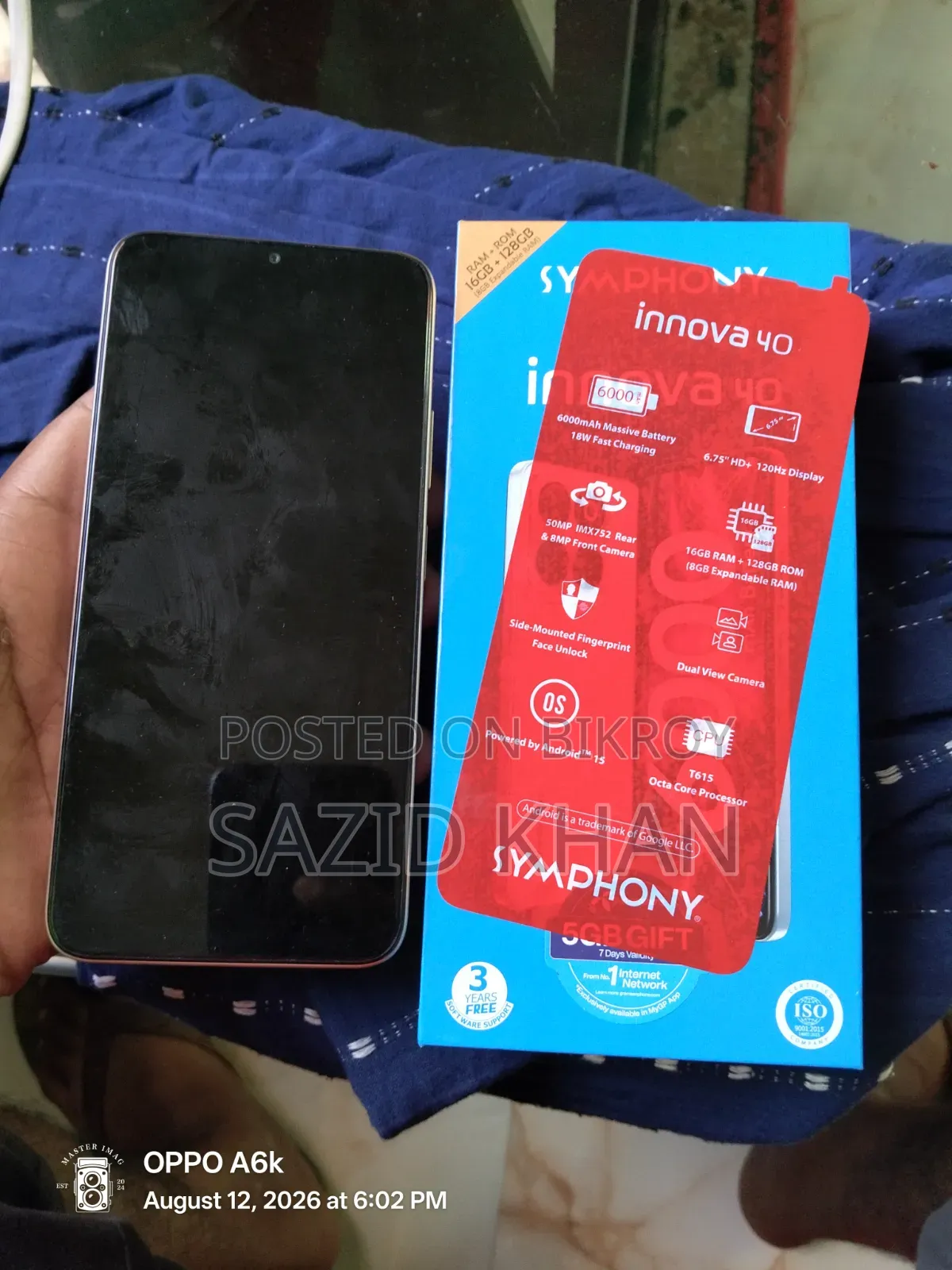 Symphony INOVA 16 GB Gold