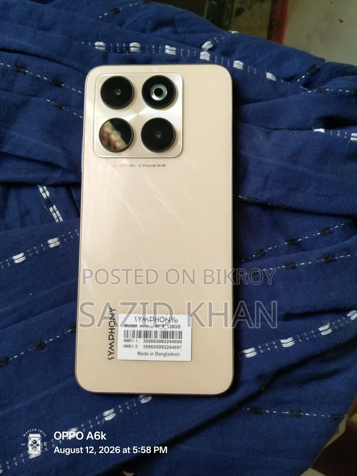 Symphony INOVA 16 GB Gold