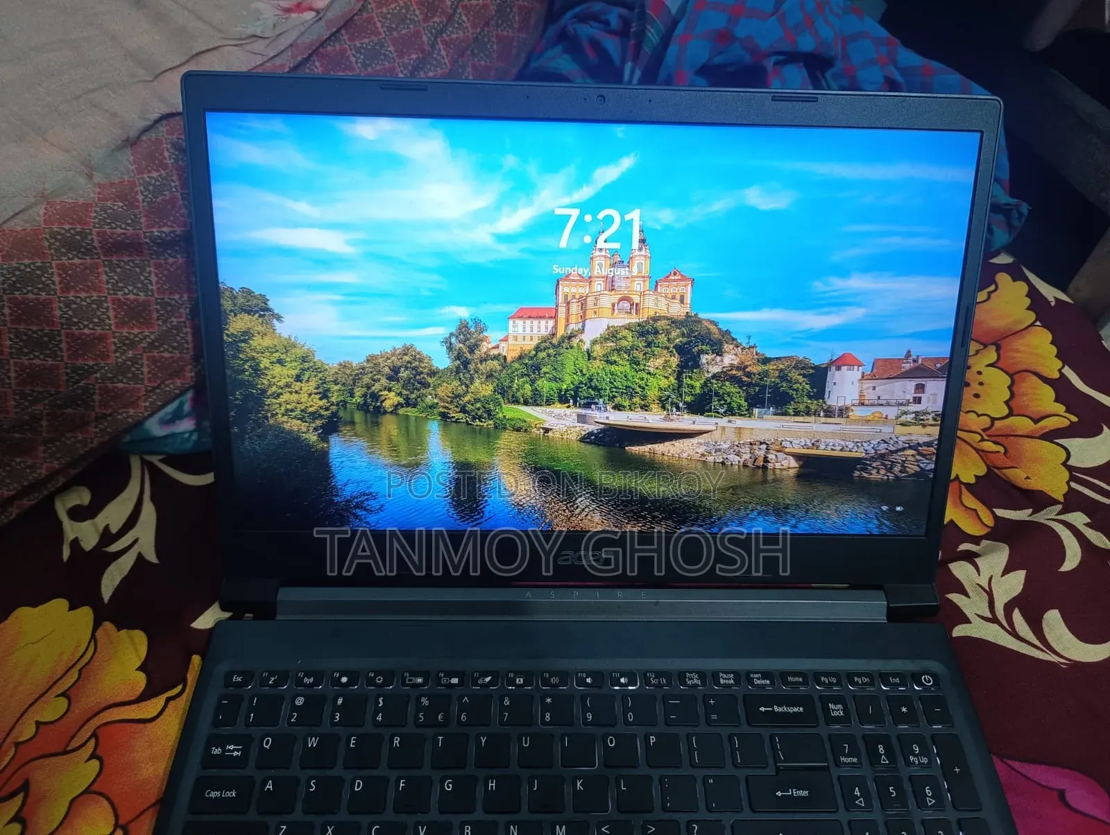 ল্যাপটপ এসার অ্যাসপায়ার ৭ ৮জিবি ইন্টেল কোর আই৫ এসএসডি ৫১২জিবি