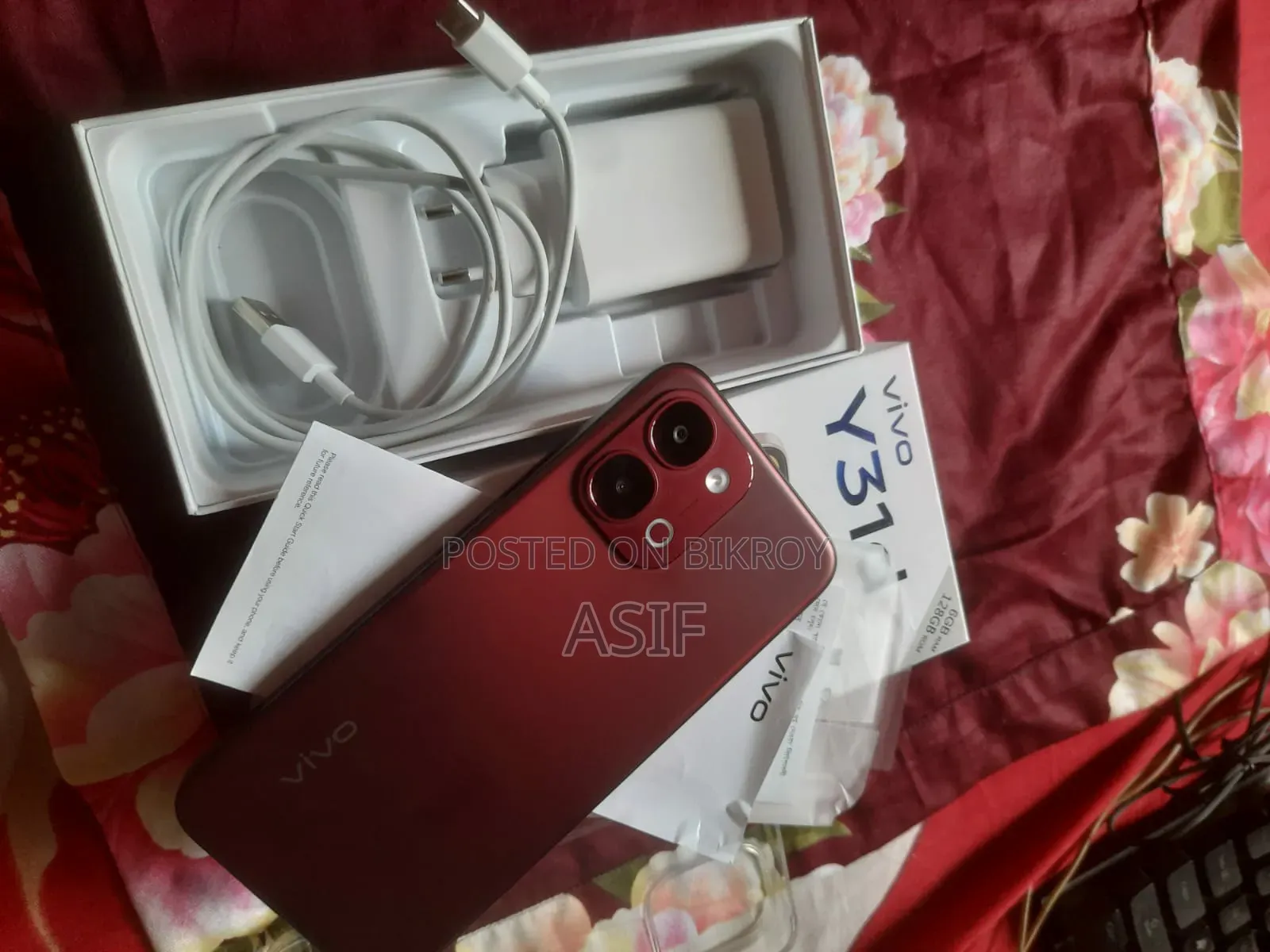 নতুন ভিভো ওয়াই৩৫ ১২৮ জিবি লাল