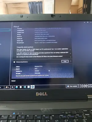 Laptop Dell Latitude 5410 4GB Intel Core I7 SSD 256GB