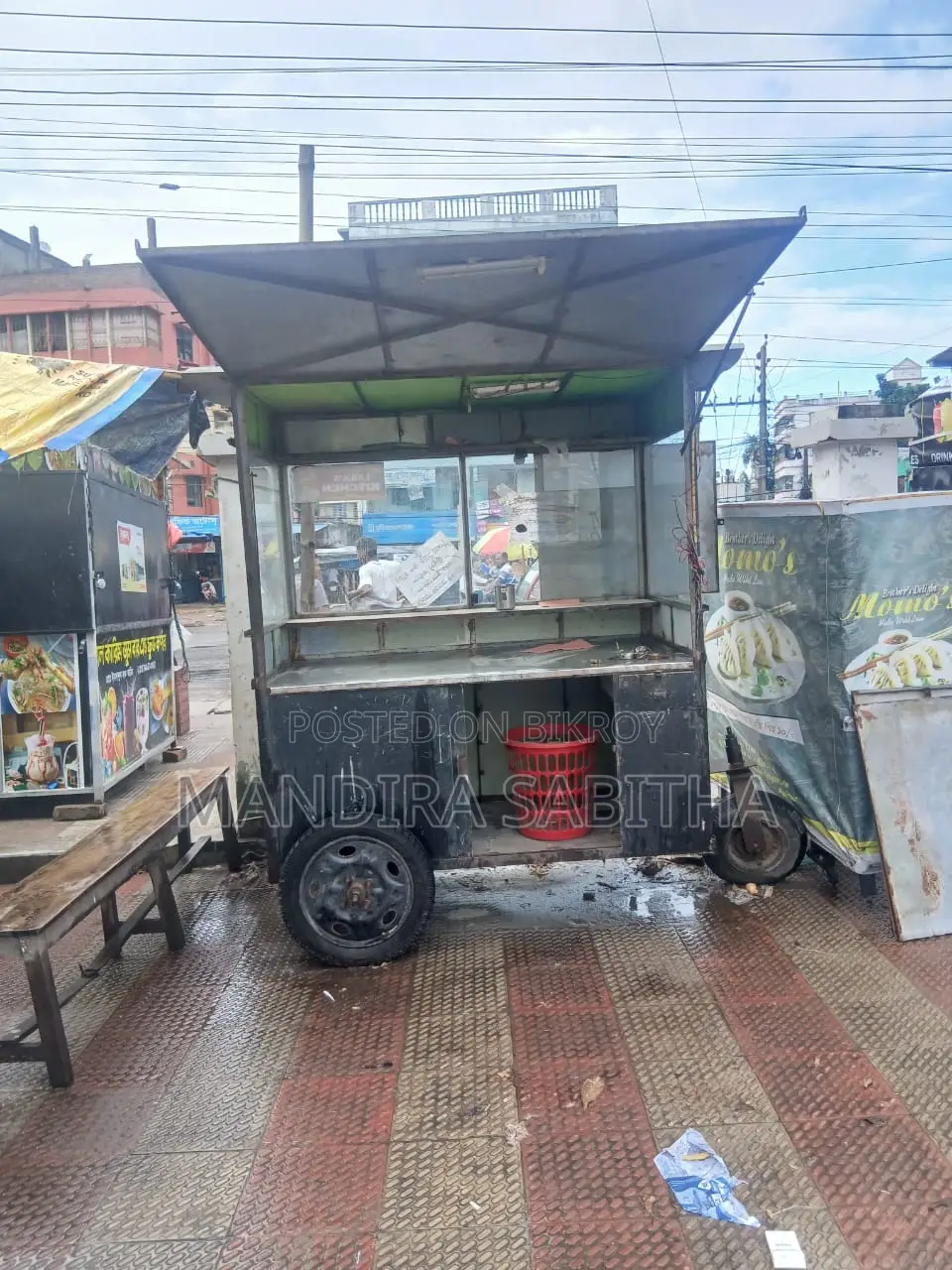 Urgent Sale of Running Food Cart with Necessary Cooking Accessories