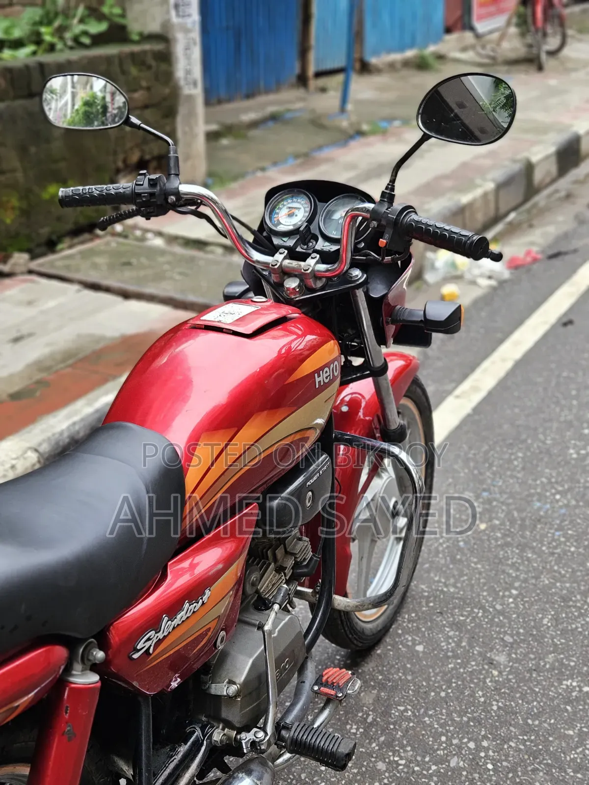 হিরো স্প্লেন্ডার প্লাস ২০১৮ রেড