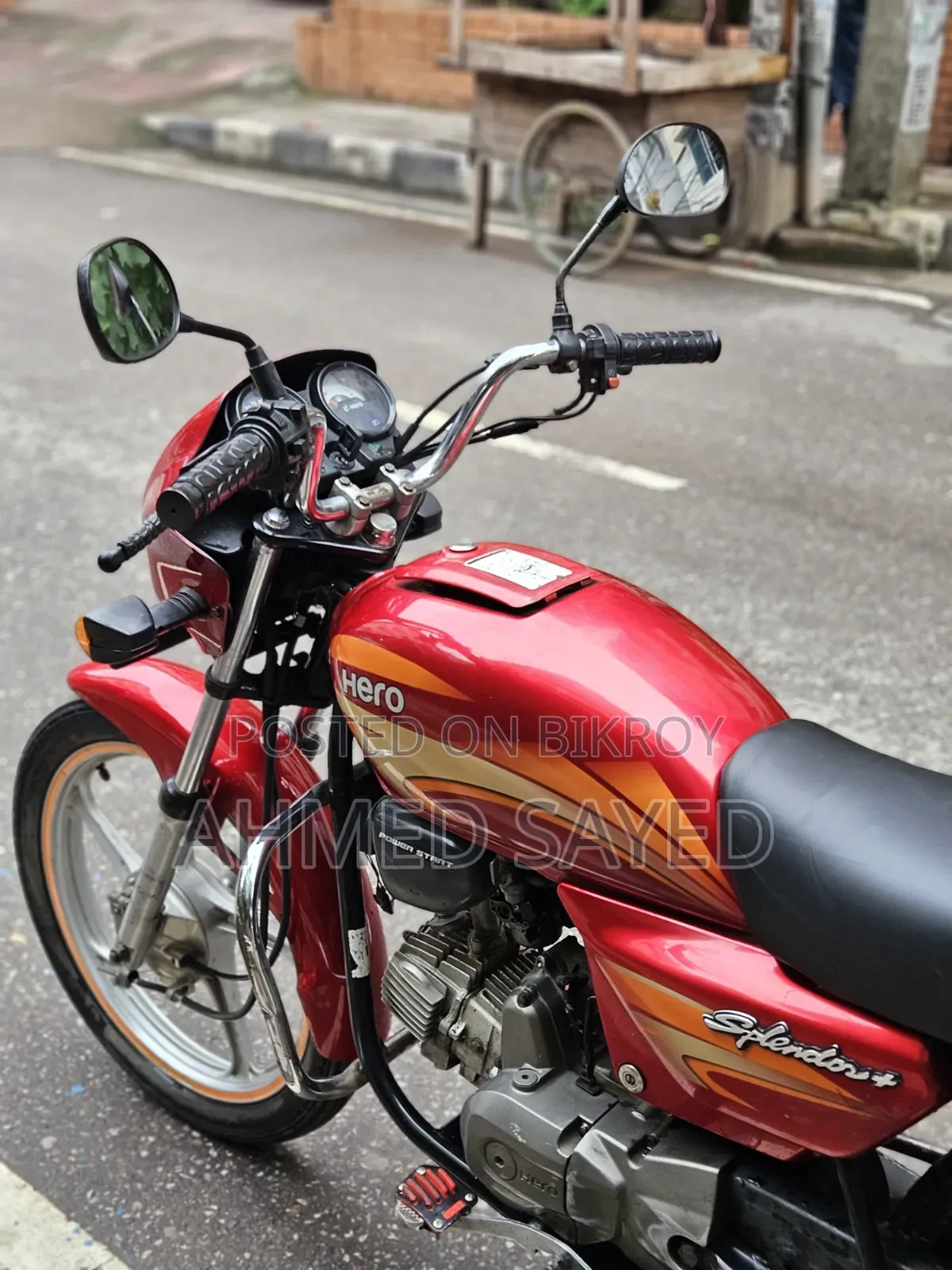 হিরো স্প্লেন্ডার প্লাস ২০১৮ রেড
