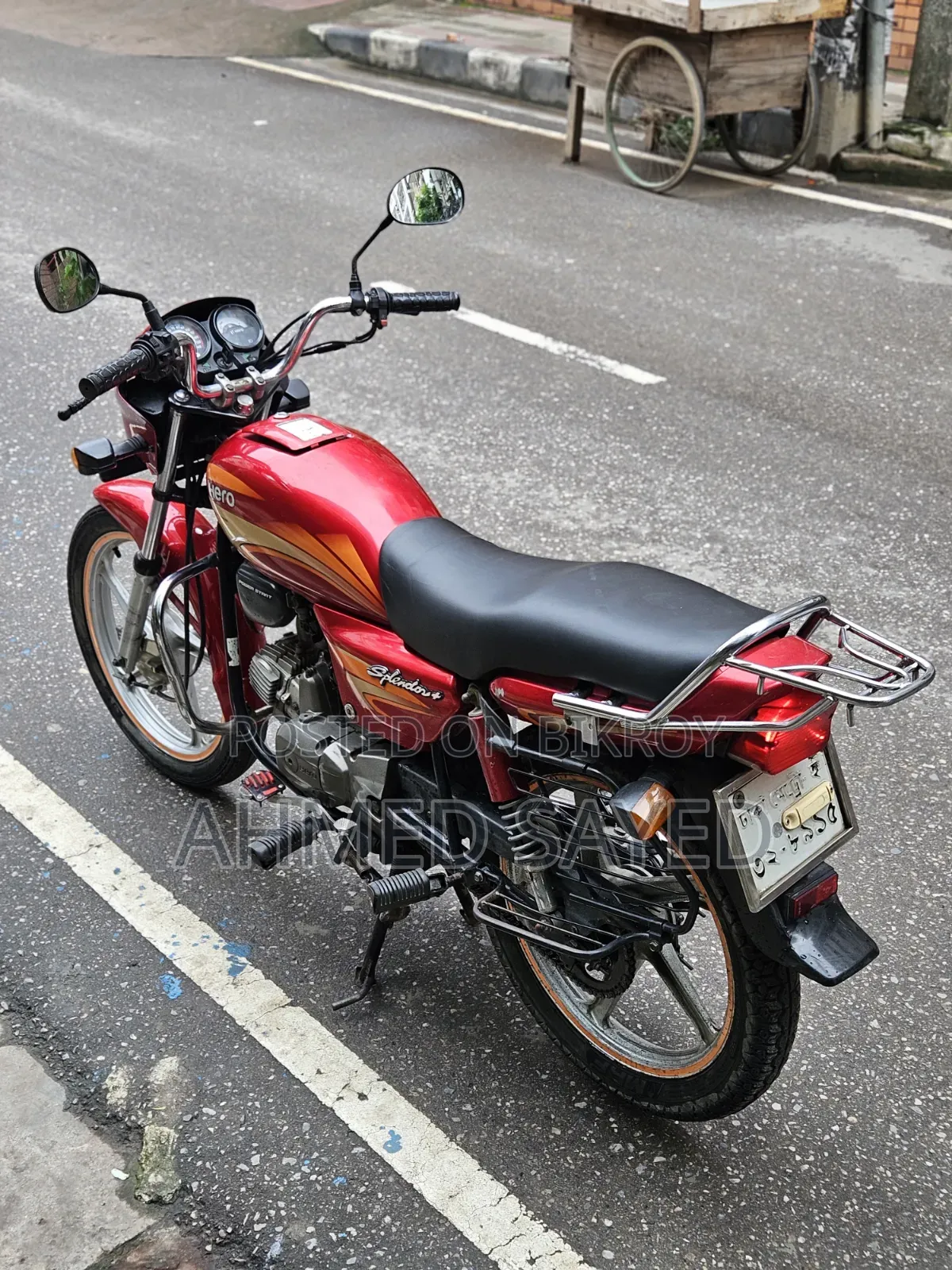 হিরো স্প্লেন্ডার প্লাস ২০১৮ রেড