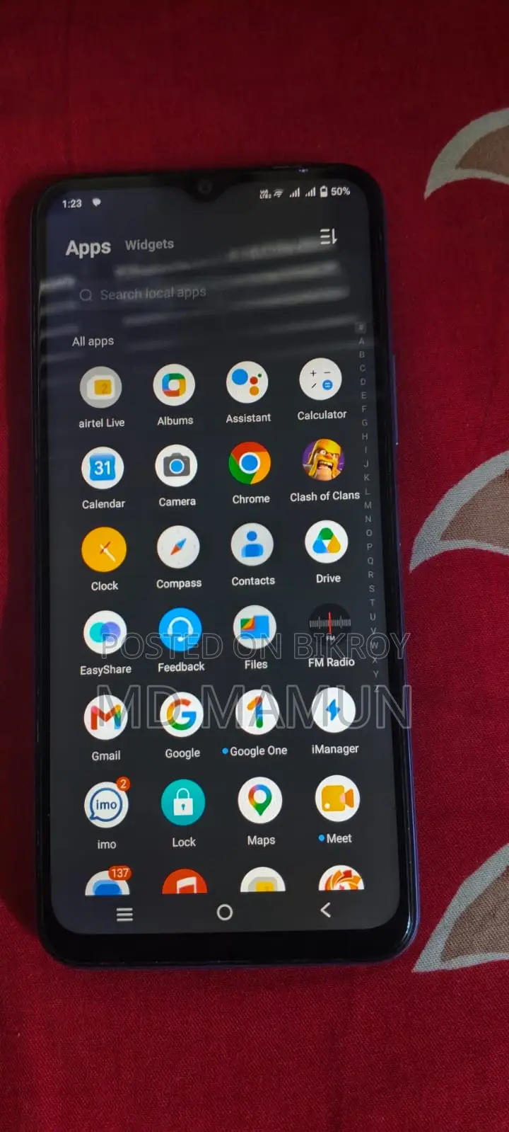 Vivo Y21 64 GB Blue