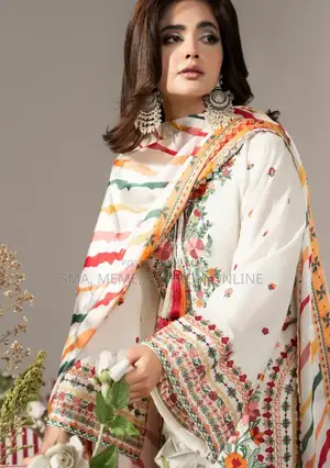 White Farsy Dress