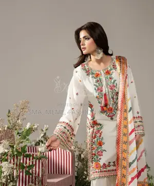 White Farsy Dress