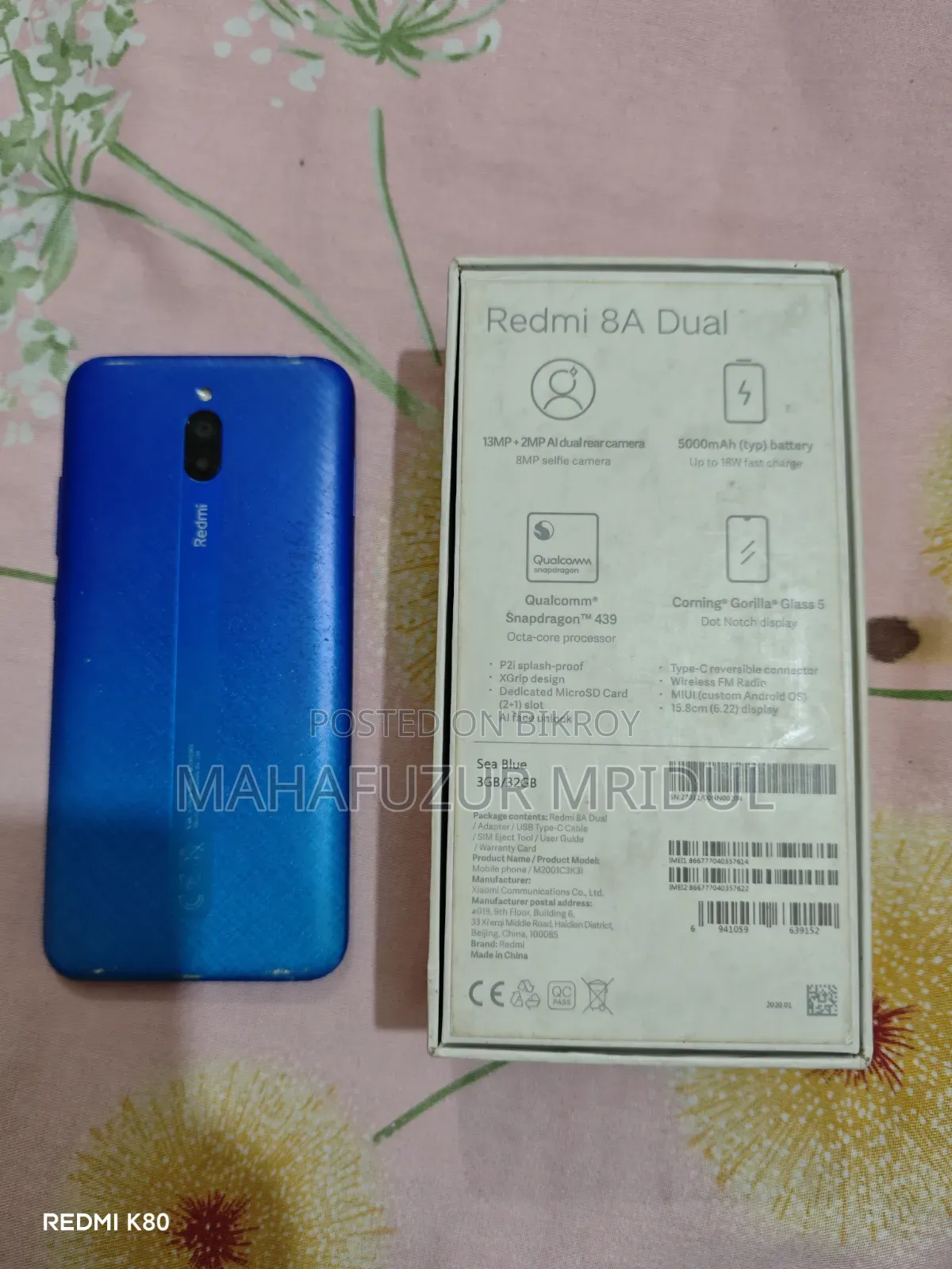 Xiaomi Redmi 8A 32 GB Blue
