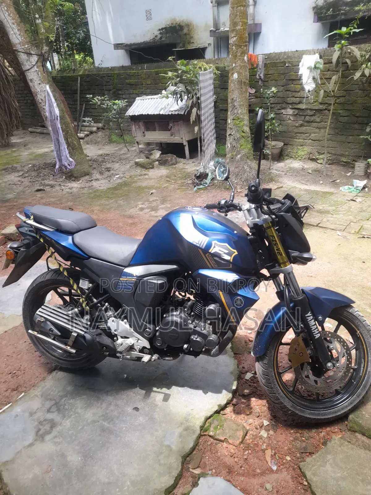 ইয়ামাহা এফজেডএস ভি২ ২০২৫ নীল
