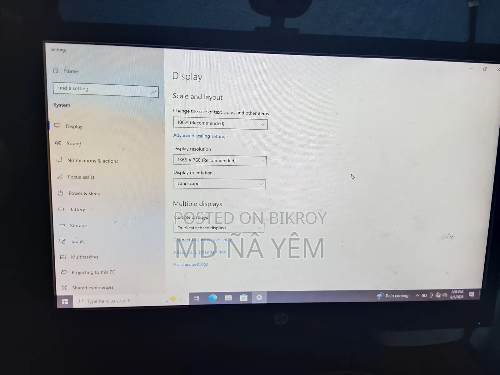 HP V194 Led Monitor