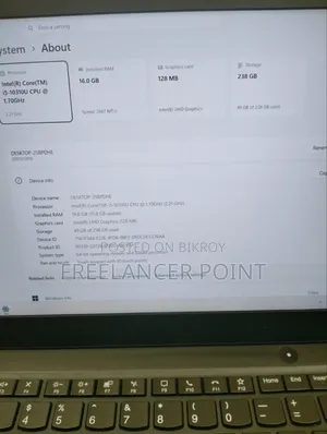Laptop Lenovo ThinkPad T14s Gen 1 16GB Intel Core i5 SSD 256GB