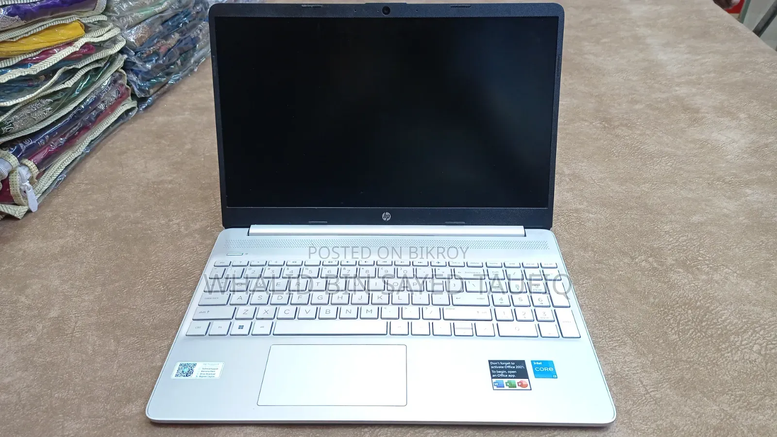 New Laptop HP 15s 8GB Intel Core i3 HDD 500GB