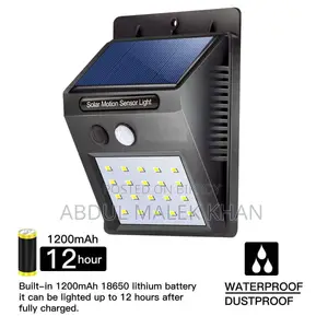 Solar Light, 30 LED Wireless Motion Sensor Lights | Waterproof Wall Li
