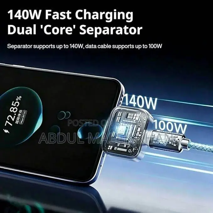Auto Power-Off Charging Adapter, 140W Auto Cut-Off Charger Protector w