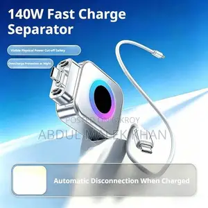 Auto Power-Off Charging Adapter, 140W Auto Cut-Off Charger Protector w