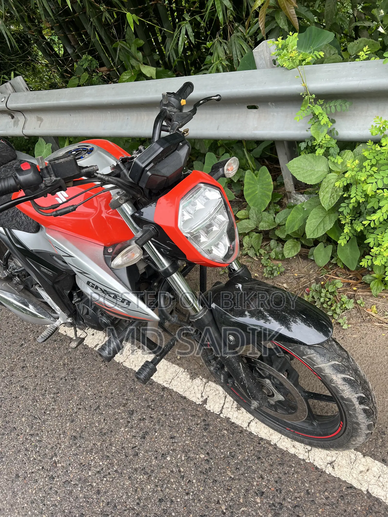 নিউ সুজুকি জিক্সার ২০২৫ অরেঞ্জ