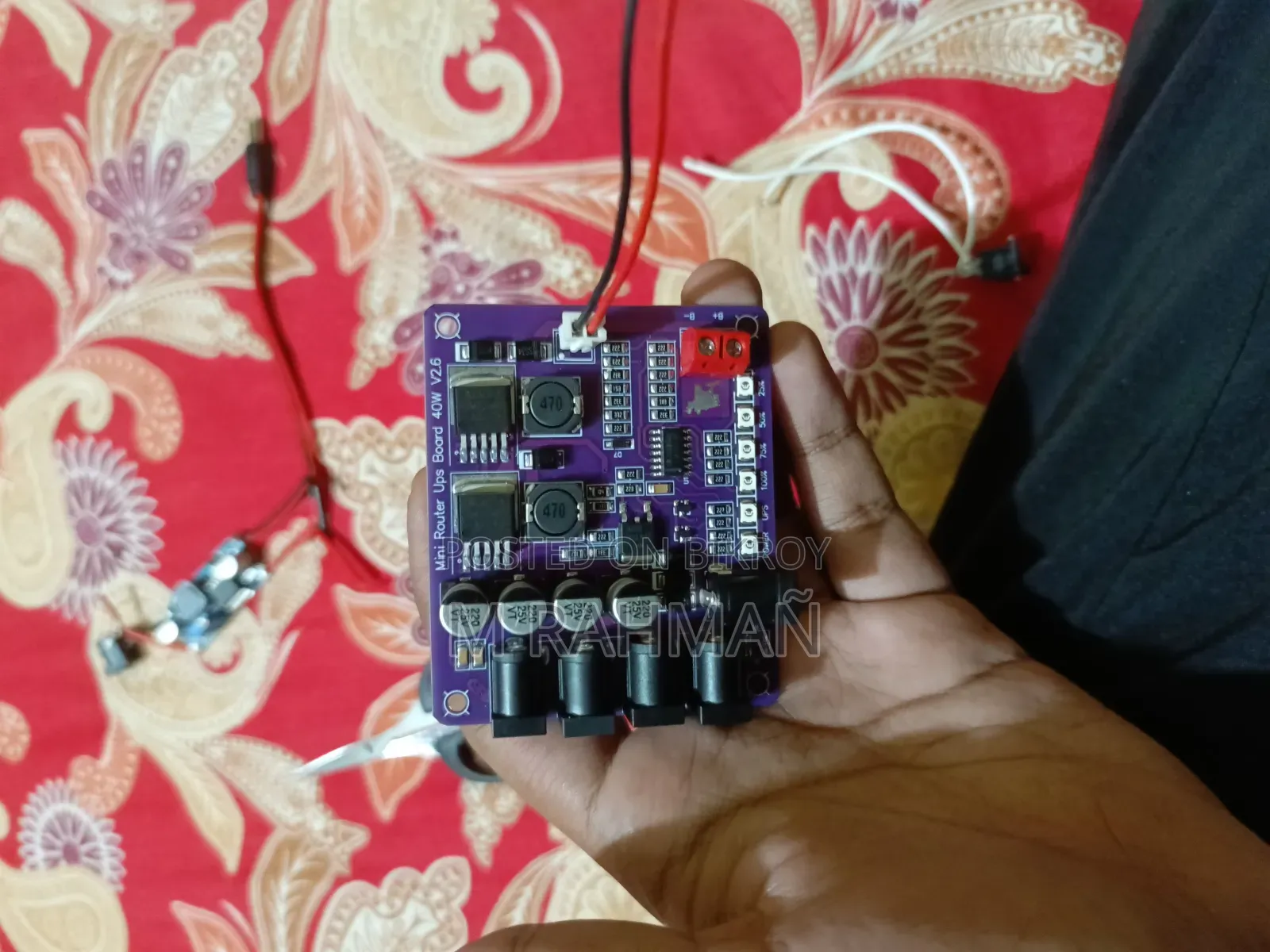 Mini Ups Circuit, 3S Battery BMS, Boost Converter