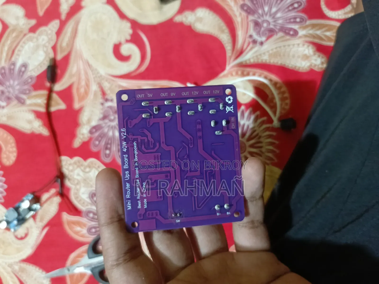 Mini Ups Circuit, 3S Battery BMS, Boost Converter