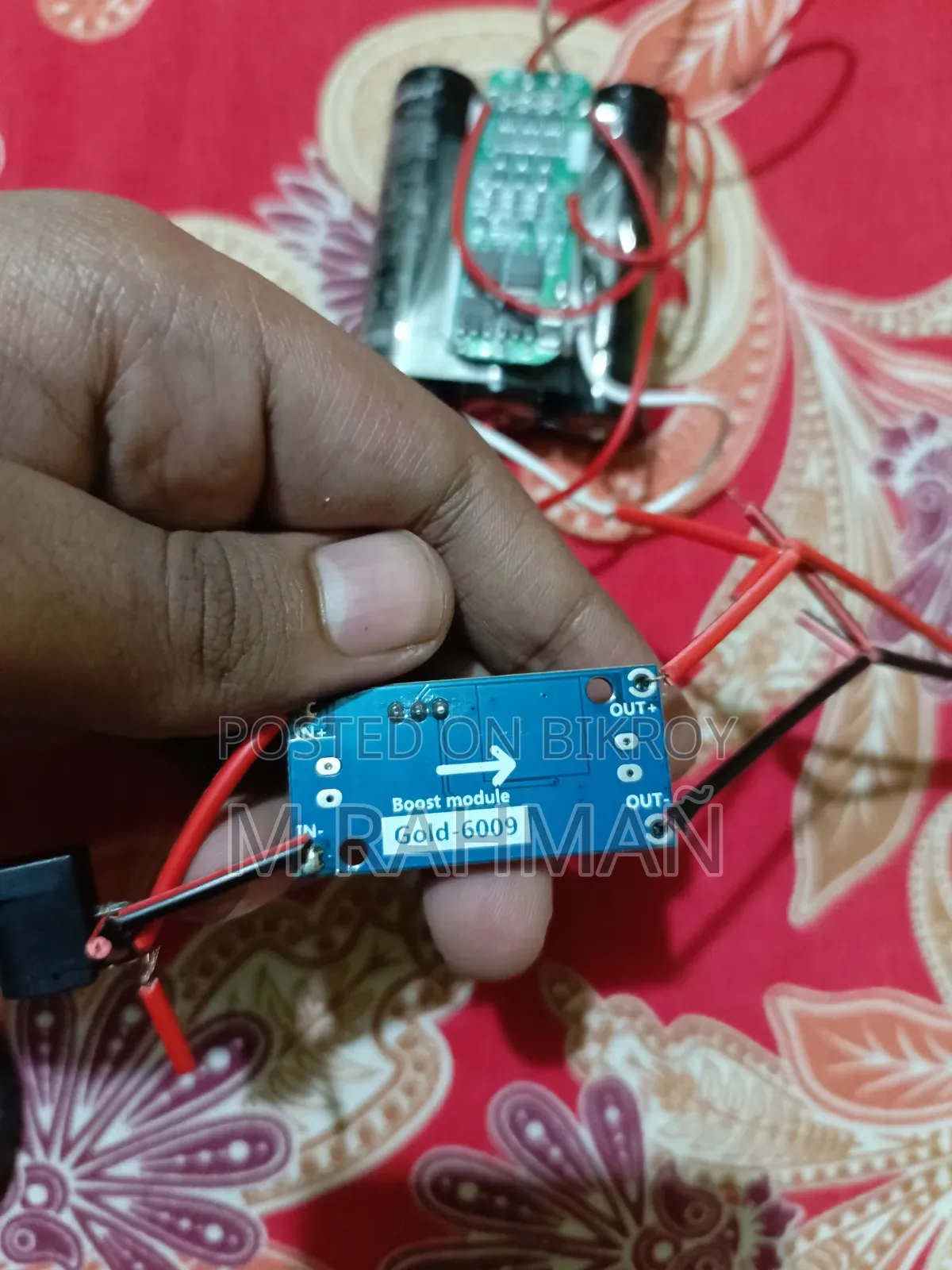 Mini Ups Circuit, 3S Battery BMS, Boost Converter