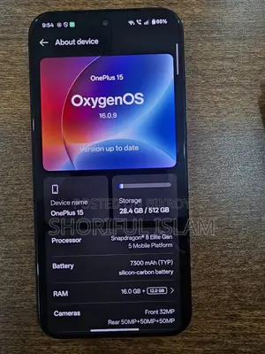 New OnePlus 15 512 GB Black