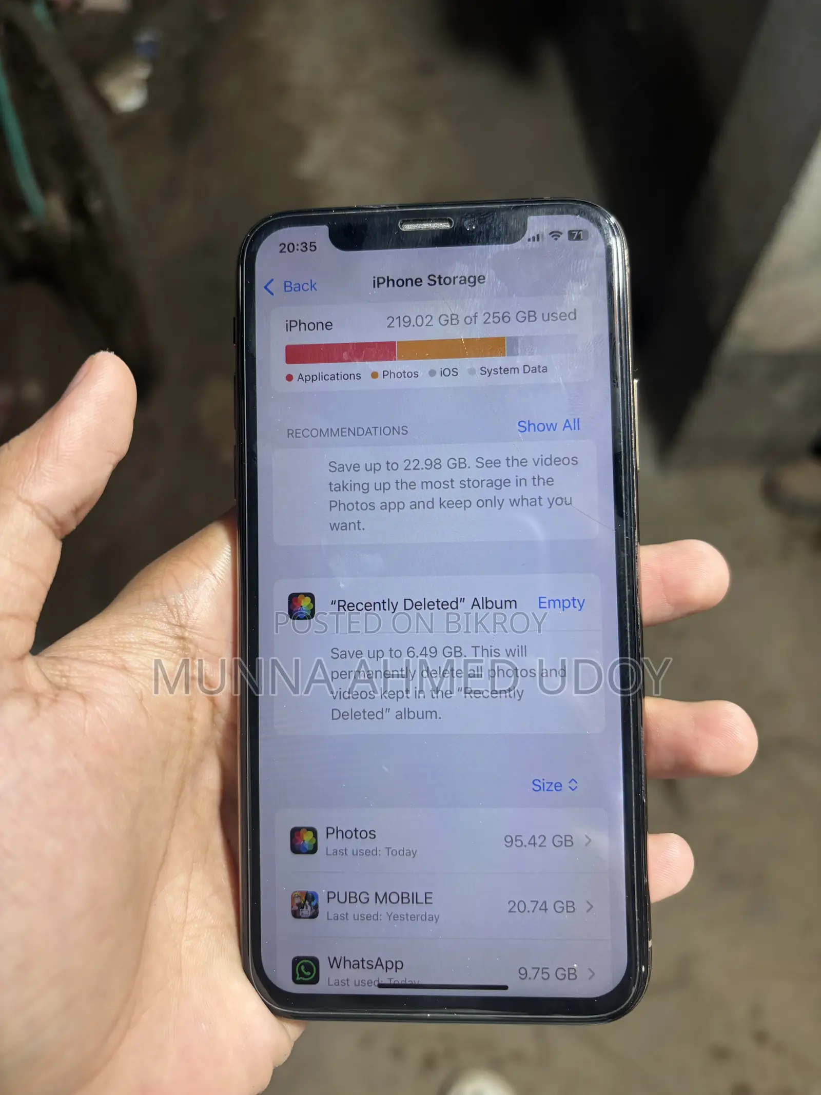Apple iPhone XS 256 GB Gold