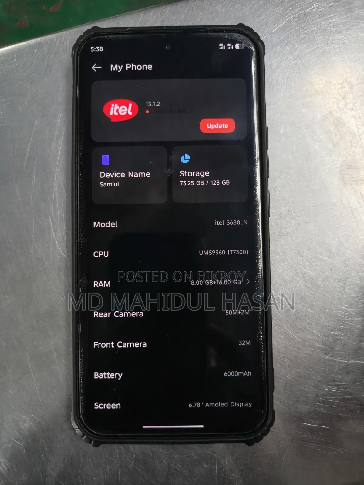 Itel it2180 Blue