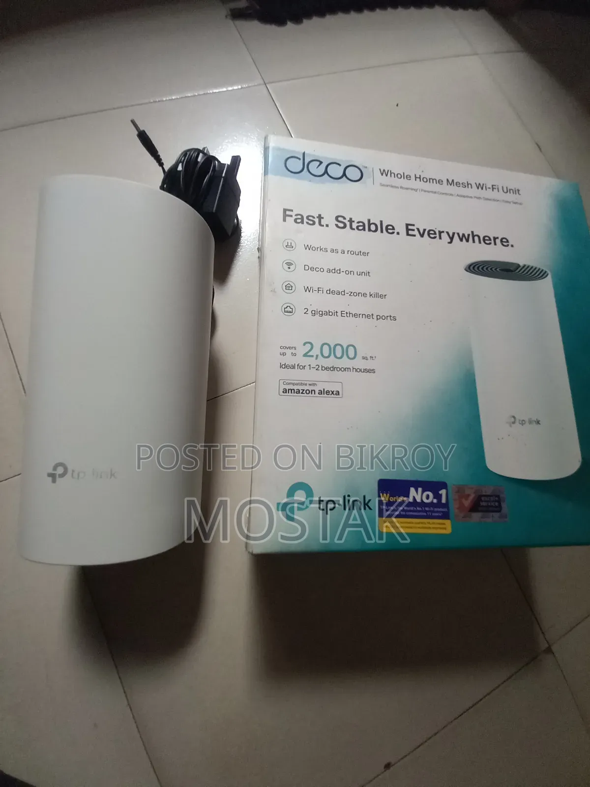 Router : Tp- Link
Model : AC1200 Deco M4