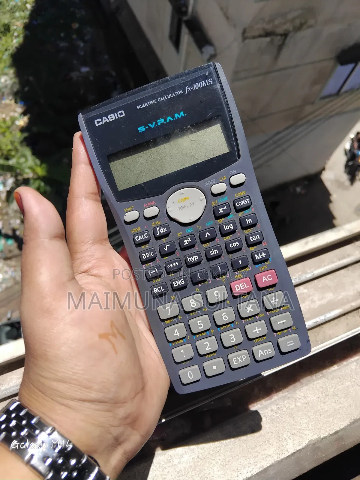 Calculator will be sold