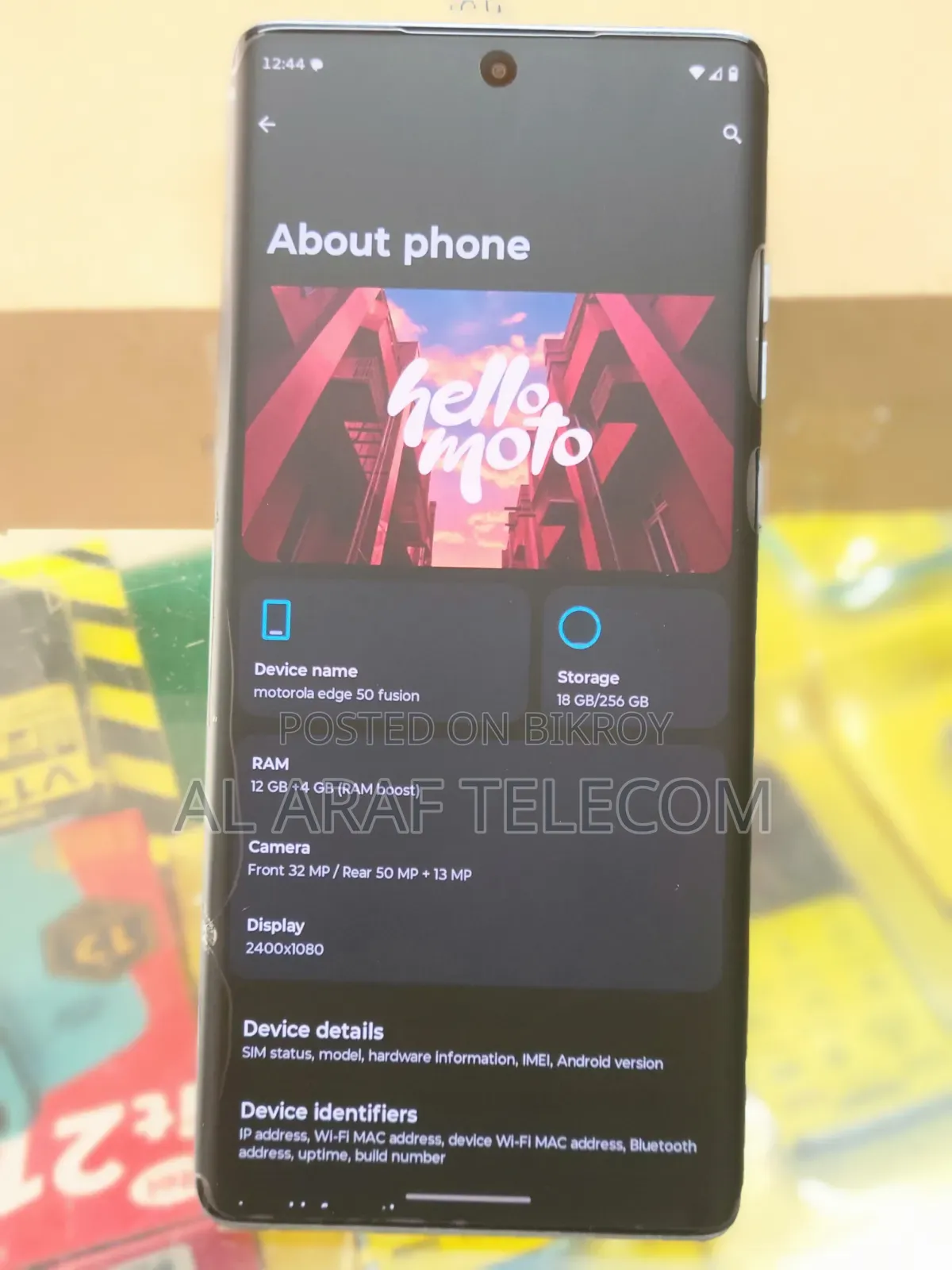 Motorola Edge 50 Fusion 256 GB White