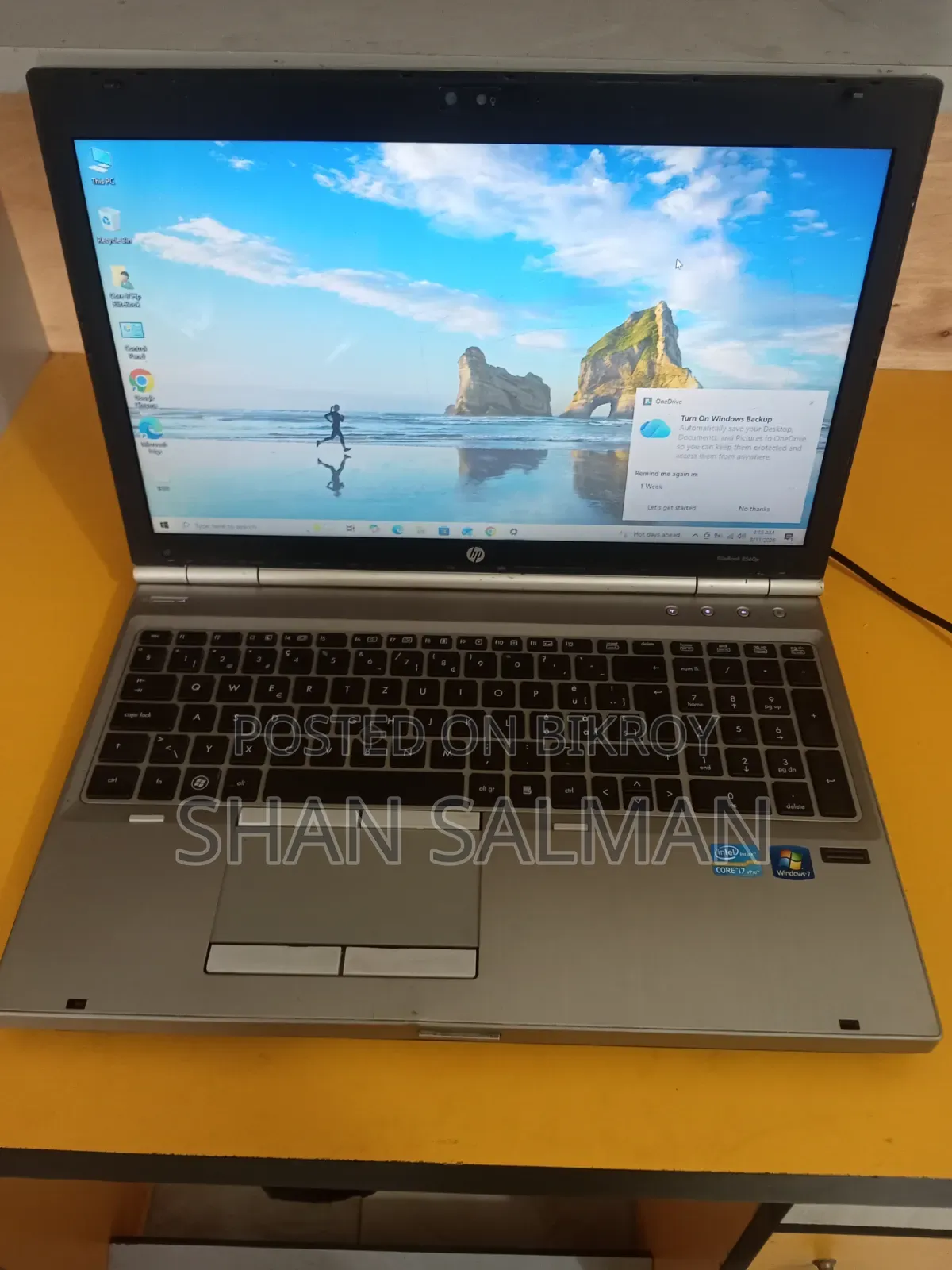 Laptop HP EliteBook 8470P 4GB Intel Core i7 HDD+SSD 500GB