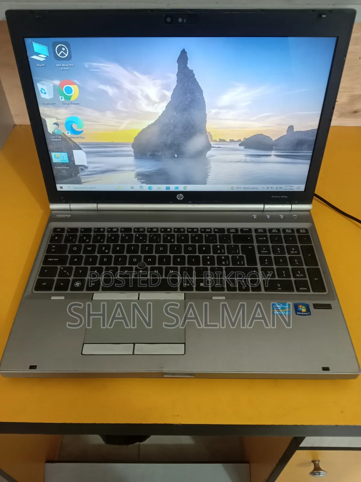 Laptop HP EliteBook 8470P 4GB Intel Core i7 HDD+SSD 500GB
