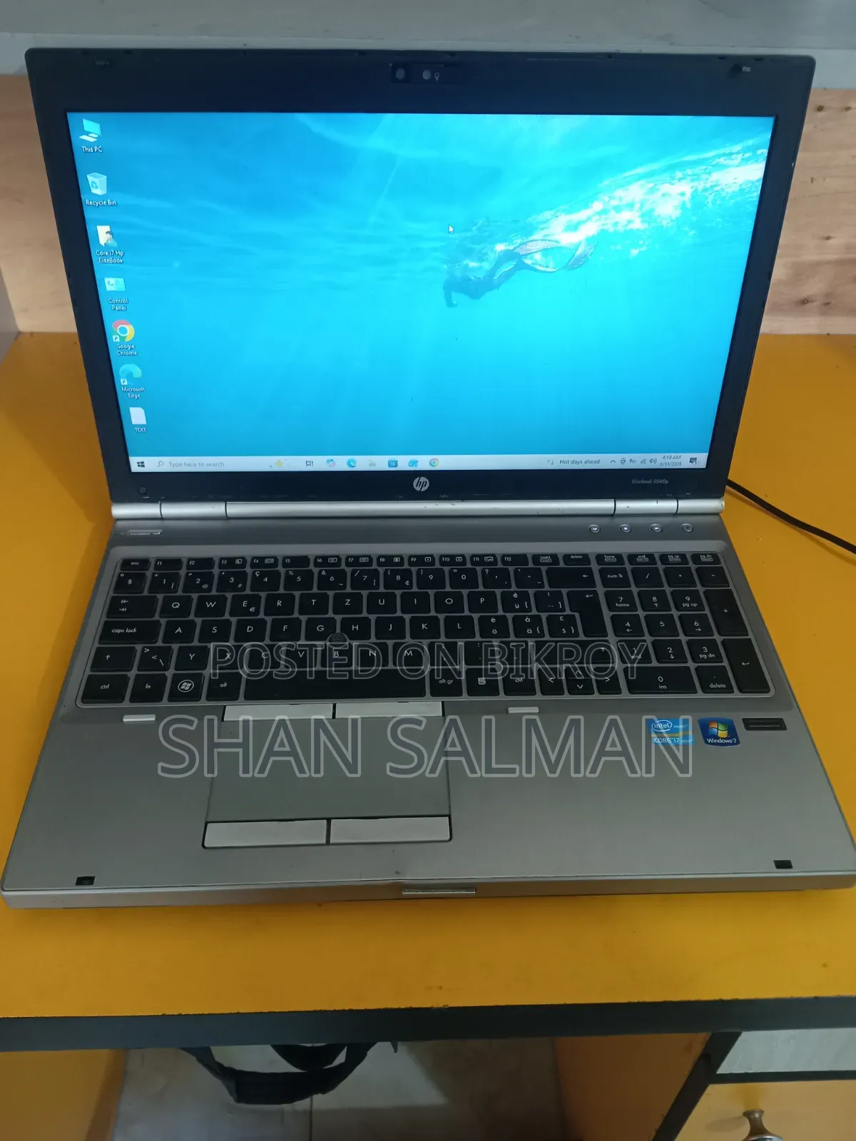 Laptop HP EliteBook 8470P 4GB Intel Core i7 HDD+SSD 500GB