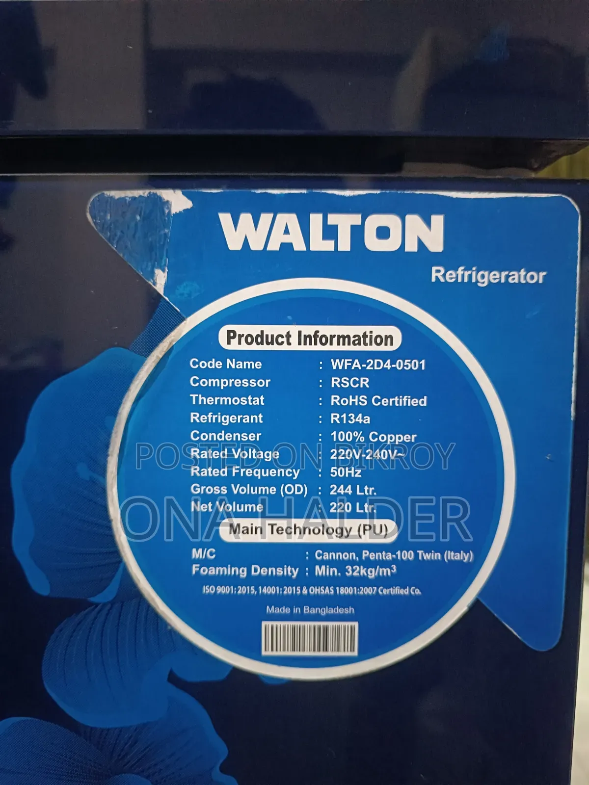 Walton Refrigerator