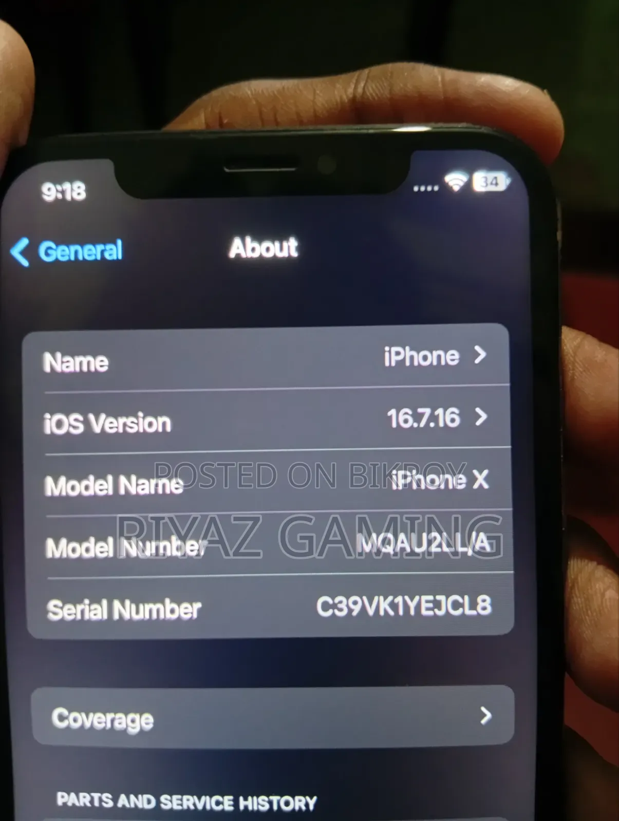 Apple iPhone X 256 GB White