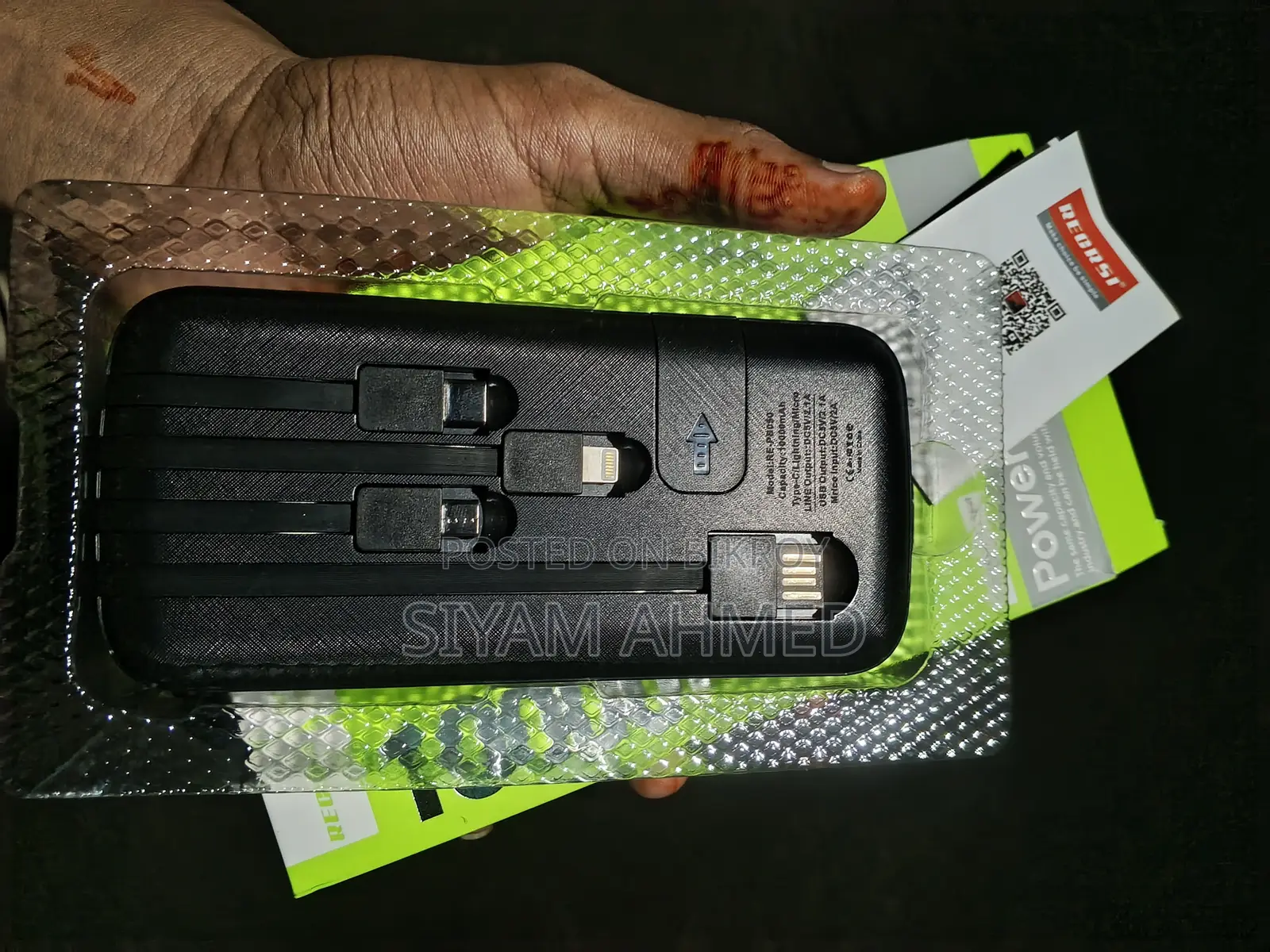RECRSI 10000mAh Power Bank RE-PB050 | New