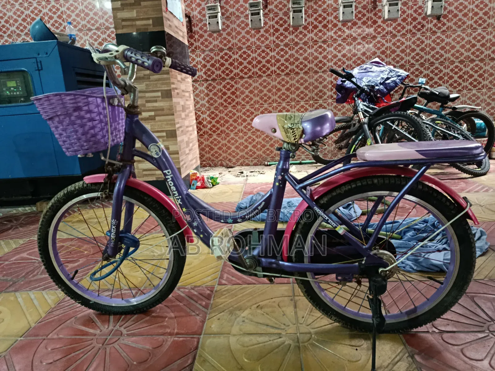 A bicycle will be sold