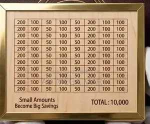 Premium Wooden Savings Box
