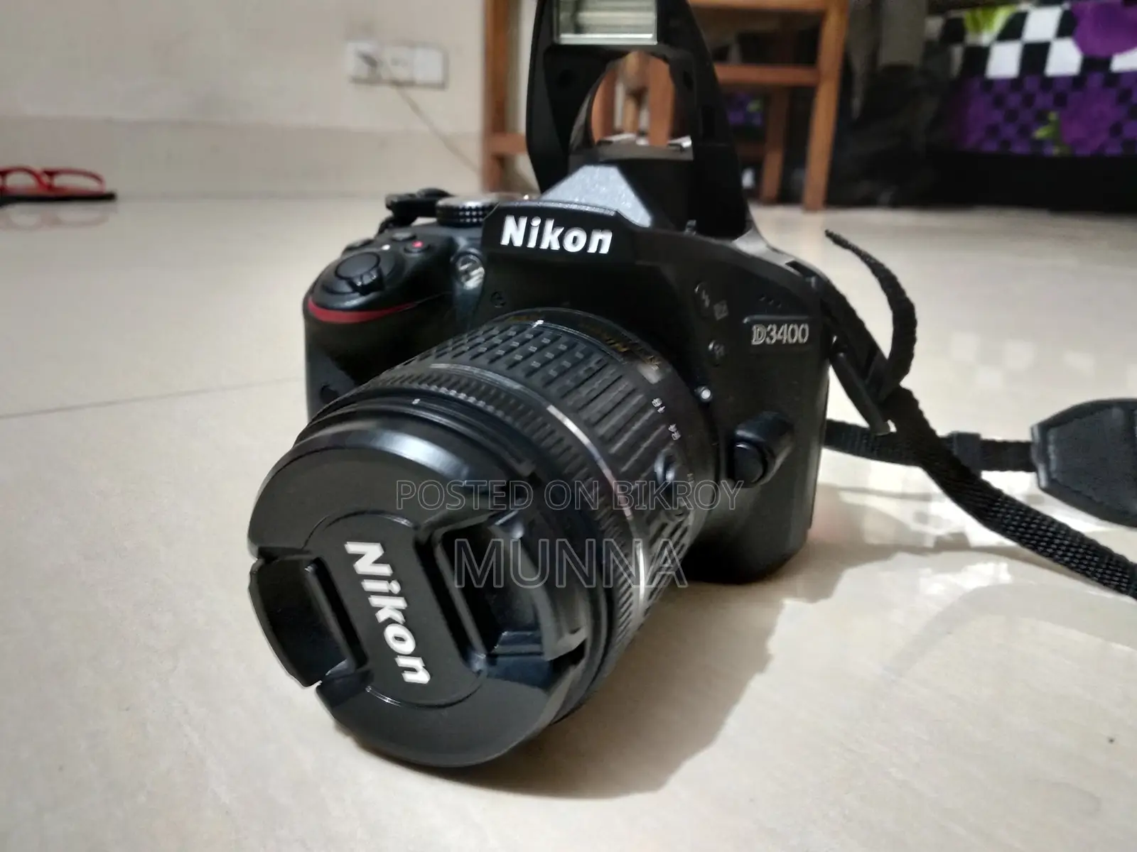 Nikon D3400 Digital SLR Camera & 18-55mm ED VR Kit Lens