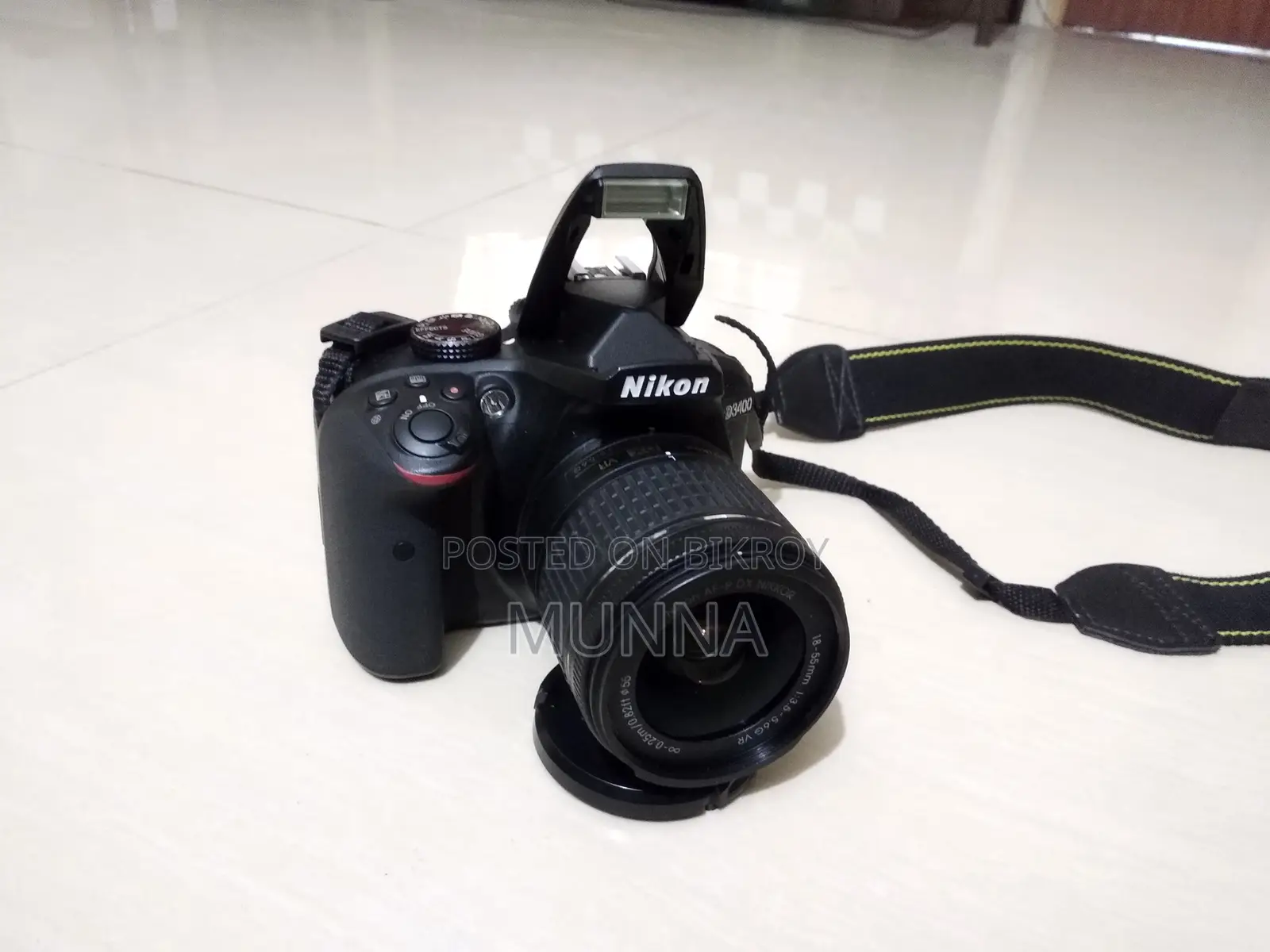 Nikon D3400 Digital SLR Camera & 18-55mm ED VR Kit Lens