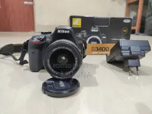 Nikon D3400 Digital SLR Camera & 18-55mm ED VR Kit Lens