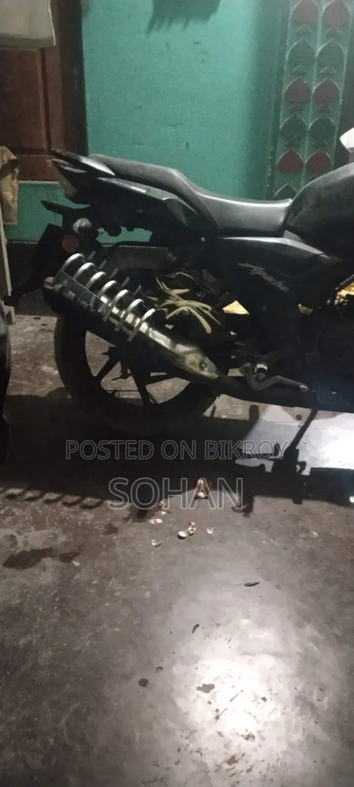 TVS Apache RTR 160 2V 2021 Black