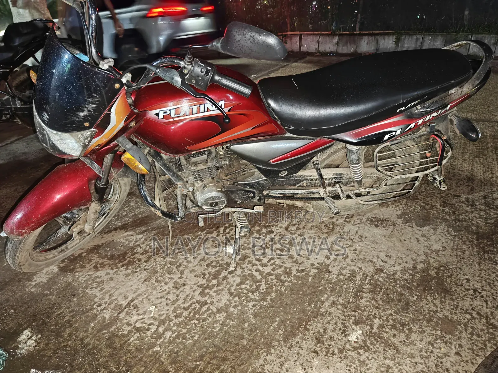 বাজাজ প্লাটিনা ১০০ ২০১৫ লাল