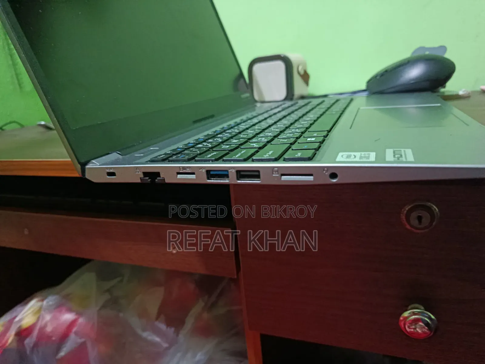 ল্যাপটপ ৮জিবি ইন্টেল কোর আই৫ এসএসডি ৫১২জিবি