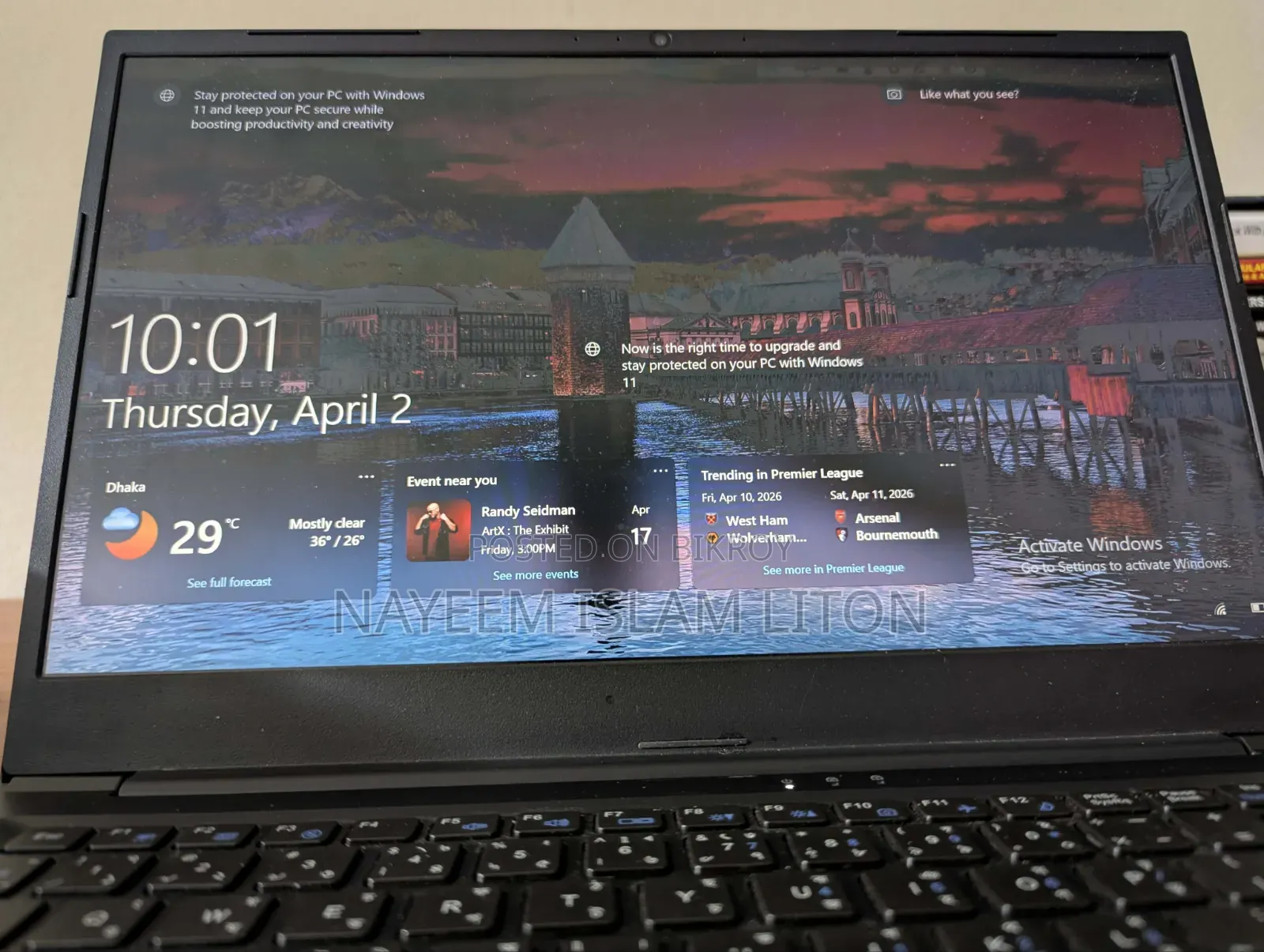 Laptop 8GB RAM Intel Celeron 256GB SSD