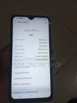 Samsung Galaxy M01s 32 GB Blue
